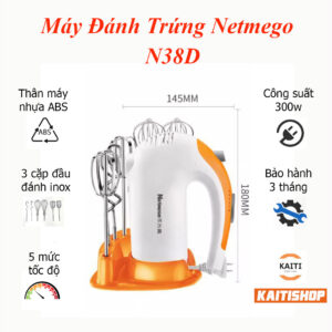 Máy Đánh Trứng Cầm Tay Netmego N38D