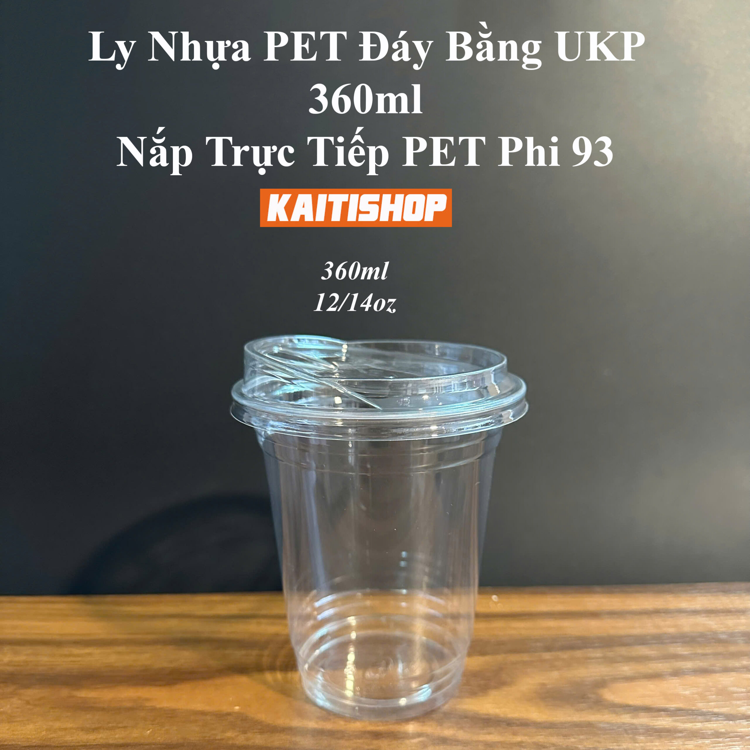 ly pet 360ml phi 93-nắp trực tiếp PET phi 93
