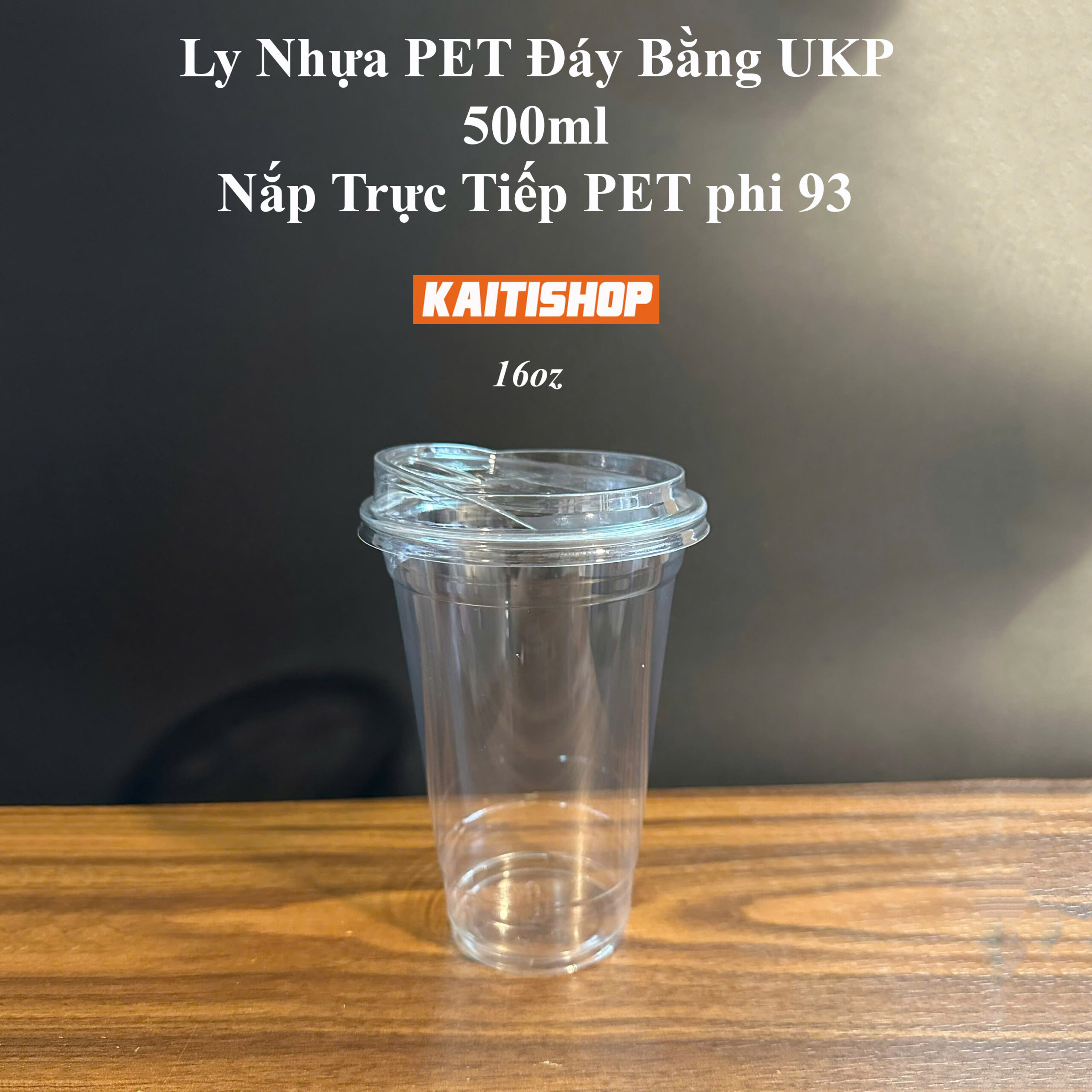 ly pet 500ml phi 93-nắp trực tiếp PET phi 93